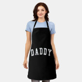 Daddy - Classic Bold Font Vaderdag Daddy Schort (Gedragen)