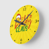 Daddy Claus Christmas Design-60094 Ronde Klok (Hoek)