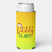 Daddy Claus Christmas Design-60094 Seltzer Blikjeskoeler (Seltzer Achterkant)