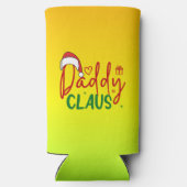 Daddy Claus Christmas Design-60094 Seltzer Blikjeskoeler (Achterkant)