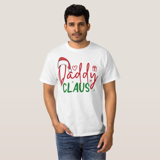 Daddy Claus Christmas Design-60094 T-shirt (Voorkant volledig)