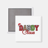 Daddy Claus Plaid Pattern-60095 Magneet (Voorkant / Achterkant)