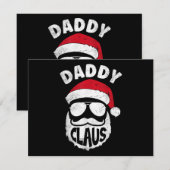 Daddy Claus Sinterklaas Grappige Kerstmis Matching (Voorkant / Achterkant)