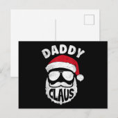 Daddy Claus Sinterklaas Grappige Kerstmis Matching Briefkaart (Voorkant / Achterkant)
