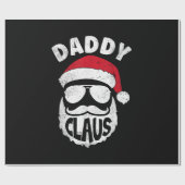 Daddy Claus Sinterklaas Grappige Kerstmis Matching Cadeaupapier (Vlak)