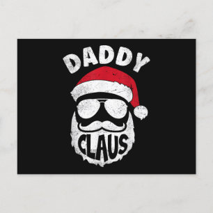 Daddy Claus Sinterklaas Grappige Kerstmis Matching Feestdagenkaart