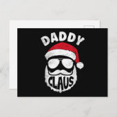 Daddy Claus Sinterklaas Grappige Kerstmis Matching Feestdagenkaart (Voorkant / Achterkant)