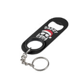 Daddy Claus Sinterklaas Grappige Kerstmis Matching Mini Flessenopener (Achterkant Gekanteld)