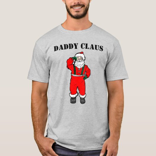 DADDY CLAUS VAKANTIE T-SHIRT (Voorkant)