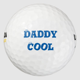 Daddy Cool Blue Vaderdag Gifts Sportspellen Golfballen