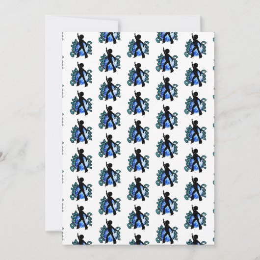 Daddy Cool Disco Dance Vaderdag Uitnodiging (Achterkant)