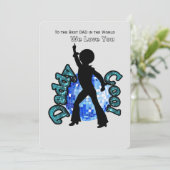 Daddy Cool Disco Dans Vaderdag KAART (Staand voorkant)