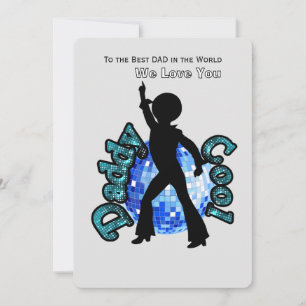 Daddy Cool Disco Dans Vaderdag KAART