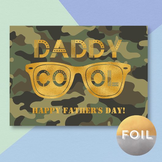 Daddy Cool Militaire Grappige Vaderdag Kaart