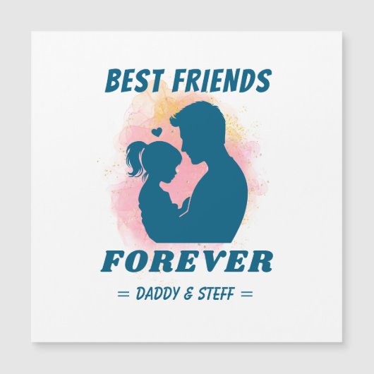 Daddy-Daughter Beste Vriend Voor Altijd - Custom N (Voorkant)