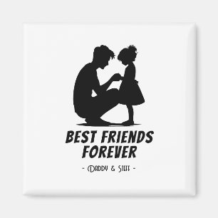 Daddy-Daughter Beste Vriend Voor Altijd - Custom N Magneet