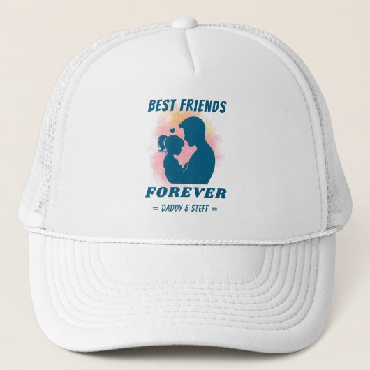Daddy-Daughter Beste Vriend Voor Altijd - Custom N Trucker Pet (Voorkant)