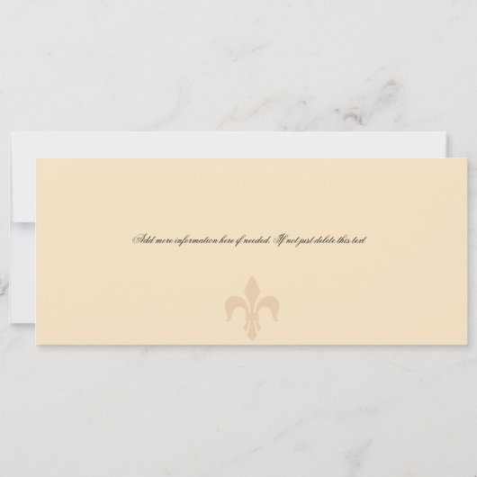 Daddy Daughter Dance Paris France Boarding Pass Kaart (Achterkant)