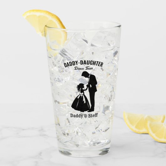 Daddy-Daughter Dance Team (2) Glas (Voorkant ijs)