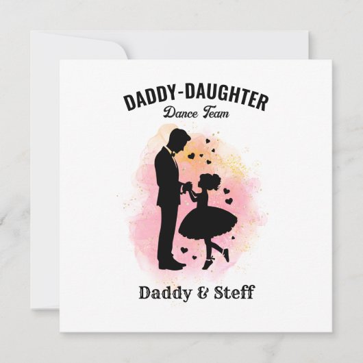 Daddy-Daughter Dance Team (3) T-shirt (Voorkant)