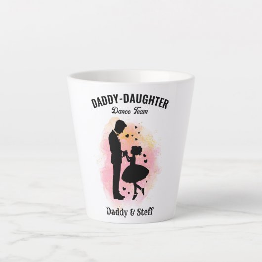 Daddy-Daughter Dance Team (3) T-shirt Latte Mok (Voorkant)