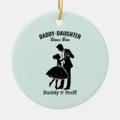 Daddy-Daughter Dance Team (4) T-shirt Keramisch Ornament (Voorkant)