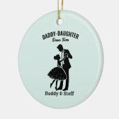 Daddy-Daughter Dance Team (4) T-shirt Keramisch Ornament (Links)