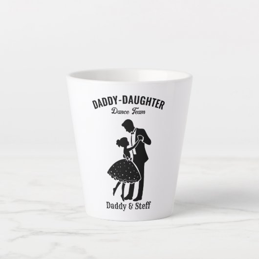 Daddy-Daughter Dance Team (4) T-shirt Latte Mok (Voorkant)