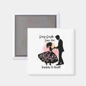 Daddy-Daughter Dance Team Magneet (Voorkant / Achterkant)