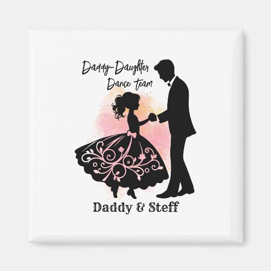 Daddy-Daughter Dance Team Magneet (Voorkant)