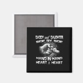 Daddy Daughter First Bump Matching Father&#; s Day Magneet (Voorkant / Achterkant)