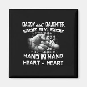 Daddy Daughter First Bump Matching Father&# s Day Magneet