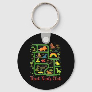 Daddy Dinosaur Dino Land Kaart Moe Club voor vader Sleutelhanger