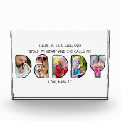 DADDY Dochter Gezegde 5 Foto Collage (Voorkant)