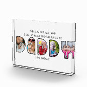 DADDY Dochter Gezegde 5 Foto Collage (Rechts)