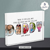 DADDY Dochter Gezegde 5 Foto Collage