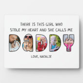 DADDY Dochter Gezegde 5 Foto Collage Fotoplaat (voorkant)