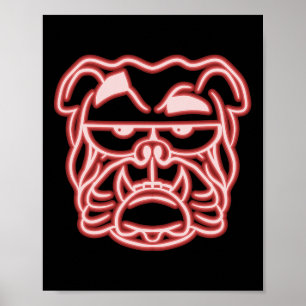 Daddy Dog Mom Dogfather Hondenliefhebber Engelse B Poster