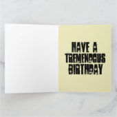 DADDY DONALD TRUMP BIG BIRTHDAY KAART (Binnen)