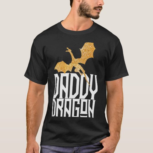 Daddy Dragon Christmas Shirt Matching Family Dad H (Voorkant)