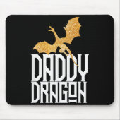 Daddy Dragon Christmas Shirt Matching Family Dad H Muismat (Voorkant)