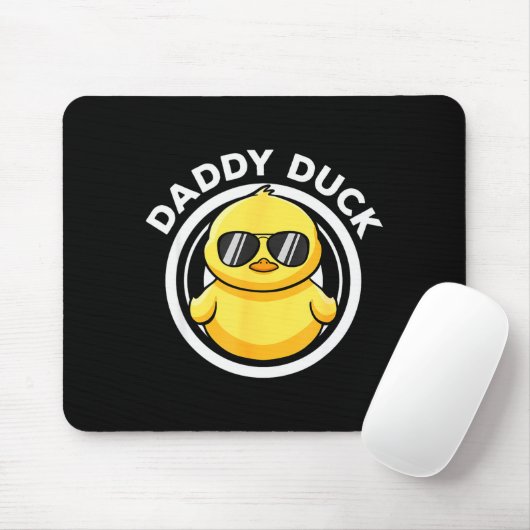 Daddy Duck Dad I Love Ducks Family Lover Funny Rub Muismat (Met muis)