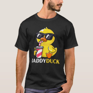 Daddy Duck Rubber Duck Verjaardagsfeestje Familie  T-shirt
