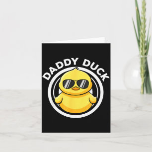 Daddy Duck Vader Ik Hou van Eenden Familie Liefheb Kaart