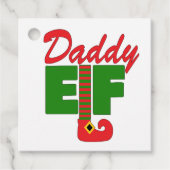 Daddy Elf Bedankjes Labels (Voorkant)