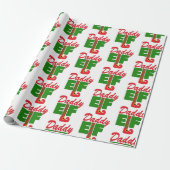 Daddy Elf Cadeaupapier (Uitgerold)