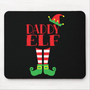 Daddy Elf Kerst Seizoen Papa's Mama's Matching Te Muismat