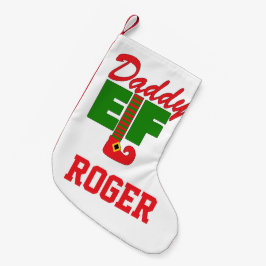 Daddy Elf Kleine Kerstsok