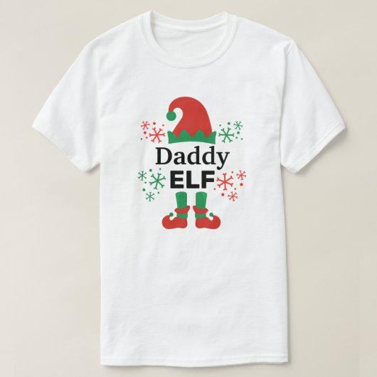 Daddy Elf Mannen T-shirt (Design voorkant)