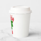 Daddy Elf Papieren Bekers (Links)